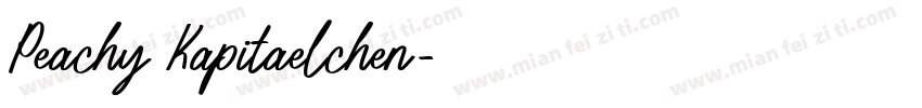 Peachy Kapitaelchen字体转换
